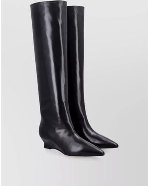 Le Monde Beryl Leather Tall Boots - Black