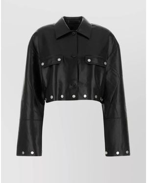 Nanushka Kassie Shirt - Black