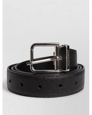 Dolce & Gabbana Leather Belt - Black