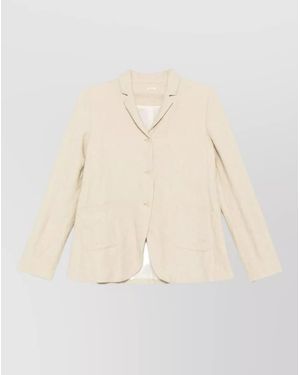 Apuntob Wool Blend Coat - Natural