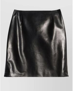 Gucci Leather Mini Skirt - Black