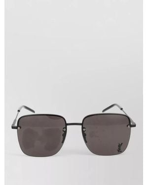 Saint Laurent Sunglasses Sl 312 M 001 Square Metal - Grey