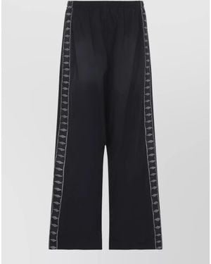 Balenciaga Logo Embroidery Tracksuit Trousers - Blue