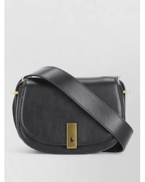 Ralph Lauren Leather Shoulder Bag - Grey