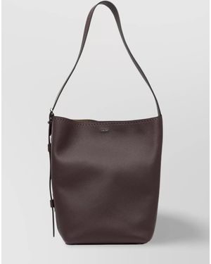 Max Mara Leather Shoulder Bag - Brown