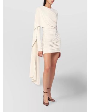 ANDAMANE Ivory Mini Dress - White