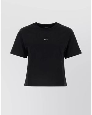 A.P.C. Cotton T-Shirt - Black