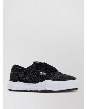 Maison Mihara Yasuhiro Canvas Lace Up Trainers - Multicolour