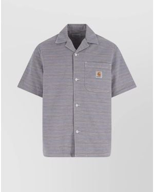 Carhartt Short Sleeve Shirt Chest Pocket - Gray