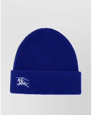 Burberry Cashmere Beanie - Blue