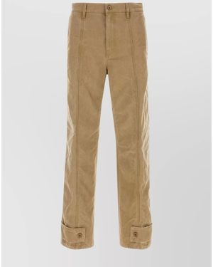 Burberry Denim Straight-Leg Jeans - Natural