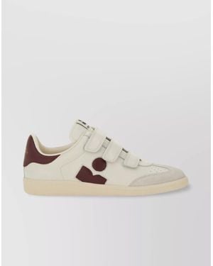 Isabel Marant Leather Low-Top Trainers - Natural