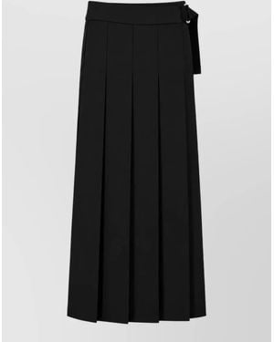 P.A.R.O.S.H. Pleated Skirt - Black