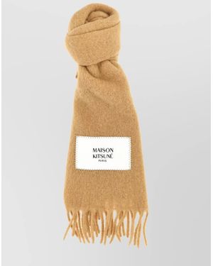 Maison Kitsuné Wool Scarf - Metallic