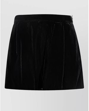 Emporio Armani Pleated Mini Skirt - Black
