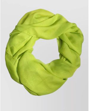 Dolce & Gabbana Silk Rectangle Wrap Shawl Neck Scarf - Green