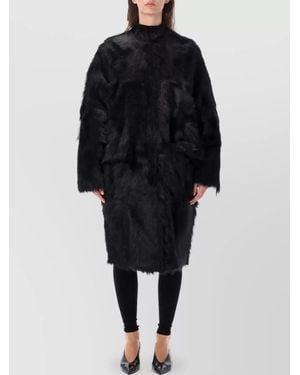 TOTEME Shearling Coat - Black