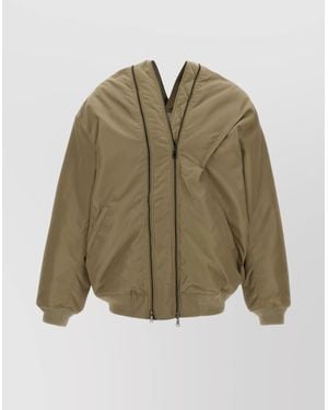 Y. Project 'Quilted Ribbed Cuffs' Jacket - Natural
