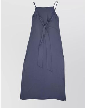 P.A.R.O.S.H. Midi Dress - Blue