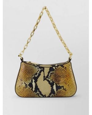 McQueen Mini Leather Shoulder Bag - Metallic