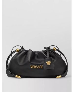Versace Lamb Leather Minibag Tone Hardware - Black