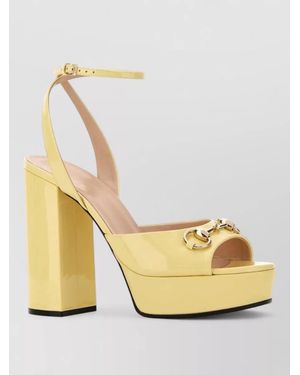 Gucci Leather Sandals - Metallic