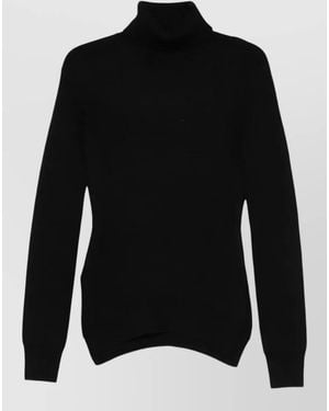 TOTEME Cashmere Merino Turtleneck Jumper Long Sleeves - Black