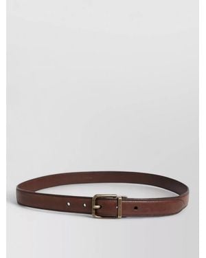 Dolce & Gabbana Leather Belt - White