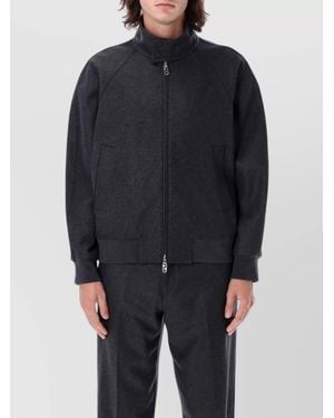 Fendi Cashmere Bomber Jacket - Blue