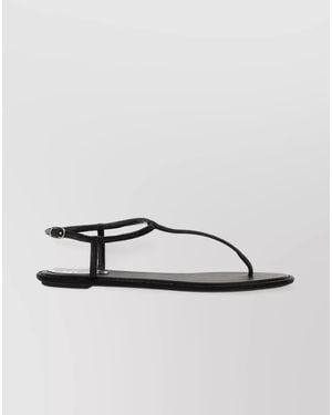 Rene Caovilla Leather Sandals - Metallic