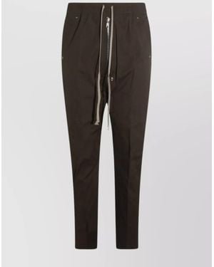 Rick Owens Pants Featuring Elastic Waistband And Pockets - Multicolor