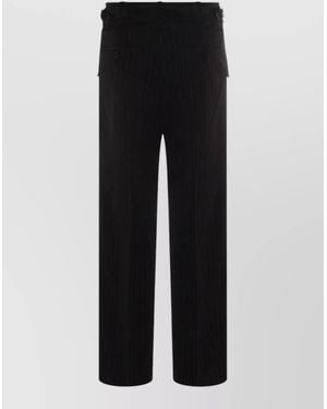Sacai Embroidered Tailored Pants - Black