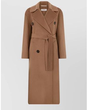 Max Mara Dalila Long Virgin Wool Cashmere Coat - Brown