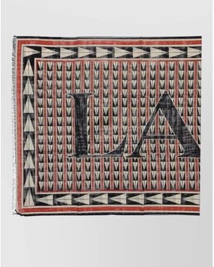 Lanvin Wool Scarf - Metallic