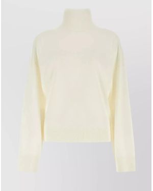Bottega Veneta Wool Turtleneck Jumper - White