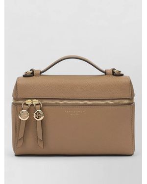 Tory Burch Romy Leather Crossbody Bag - Brown