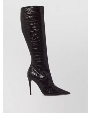 Paris Texas Leather Knee-High Boots - Black