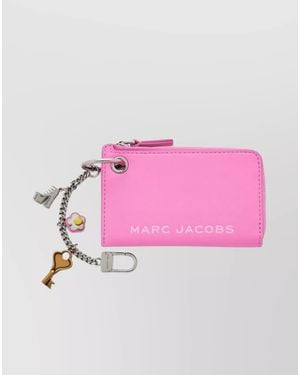 Marc Jacobs Leather Zipped Cardholder - Pink