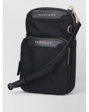 Anya Hindmarch Crossbody Shoulder Bag Adjustable Strap Hardware - Black
