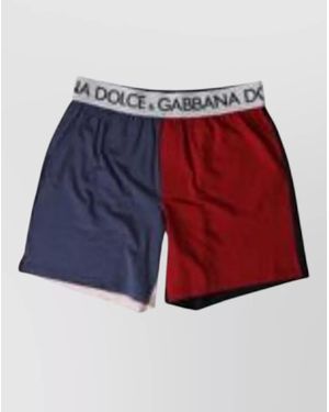 Dolce & Gabbana Nylon Knee-Length Shorts - Red