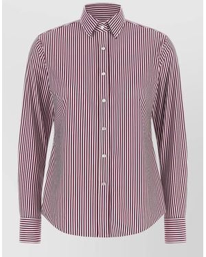 Xacus Striped Shirt - Purple