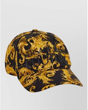 Versace Jeans Couture Baroque Pattern Hat Curved Brim Design - Multicolour
