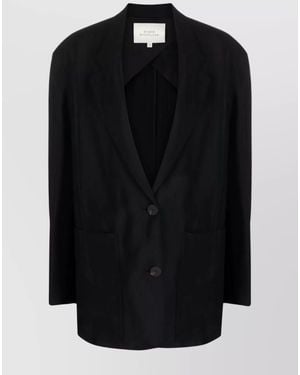 Studio Nicholson Crepe Single-Breasted Blazer - Black