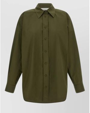 ARMARIUM Cotton Oversized Shirt - Green