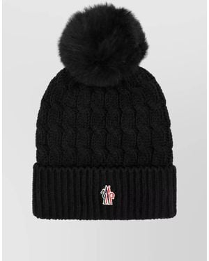 Moncler Wool Beanie - Black