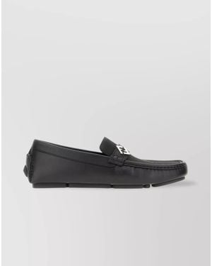 Fendi Leather Driver Loafers - Multicolour