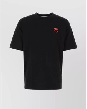 Ambush Printed Cotton Regular-Fit T-Shirt - Black