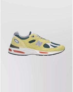New Balance Suede Low-Top Trainers - Metallic