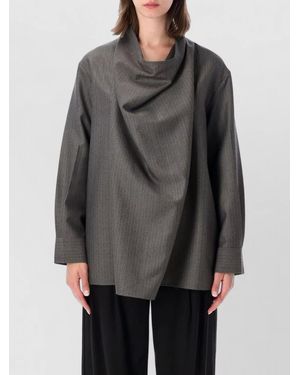 Bottega Veneta Chic Mini Wool-Mohair Blend T-Shirt For - Grey