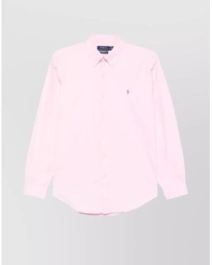 Ralph Lauren Shirt Logo Button-Down Collar - Pink